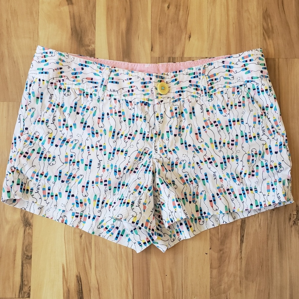 ☀Sale☀ Lilly Pulitzer 100% Cotton Shorts Size 0